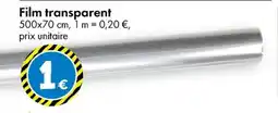 TEDi Film transparent aanbieding
