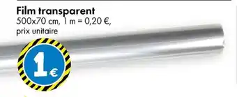TEDi Film transparent aanbieding