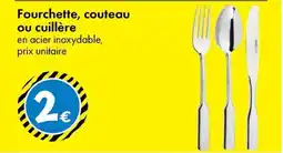 TEDi Fourchette couteau ou cuillère aanbieding