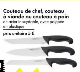 TEDi Couteau de chef couteau à viande ou couteau à pain aanbieding
