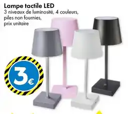 TEDi Lampe tactile LED aanbieding