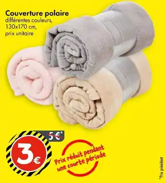 TEDi Couverture polaire aanbieding