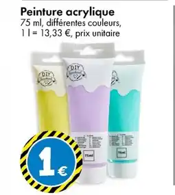 TEDi Peinture acrylique aanbieding