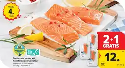 Carrefour Market Portie zalm zonder vel kwaliteitsketen carrefour aanbieding