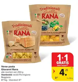 Carrefour Market Verse pasta giovanni rana aanbieding