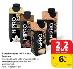 Carrefour Market Proteïnedrank uht hipro danone aanbieding