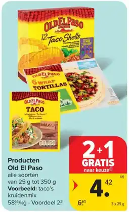 Carrefour Market Producten old el paso aanbieding