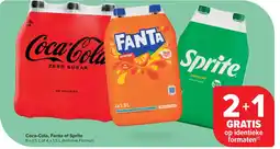 Carrefour Market Coca-cola, fanta of sprite aanbieding