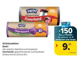 Carrefour Market Vuilniszakken swirl aanbieding