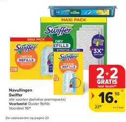 Carrefour Market Navullingen swiffer aanbieding
