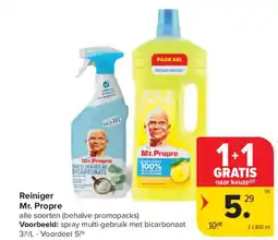 Carrefour Market Reiniger mr. propre aanbieding