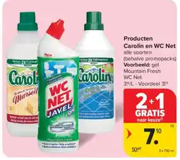 Carrefour Market Producten carolin en wc net aanbieding