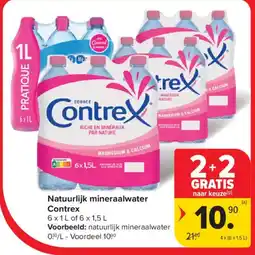 Carrefour Market Natuurlijk mineraalwater contrex aanbieding