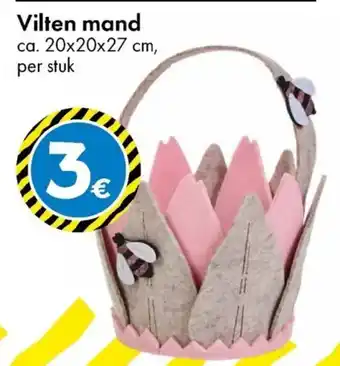 Vilten mand