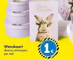 TEDi Wenskaart aanbieding