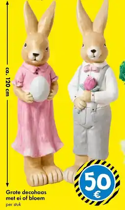 TEDi Grote decohaas met ei of bloem aanbieding