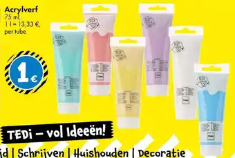 TEDi Acrylverf aanbieding