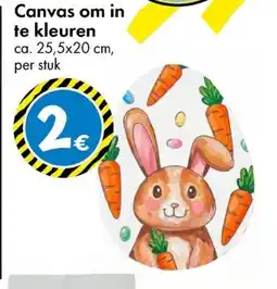 TEDi Canvas om in te kleuren aanbieding
