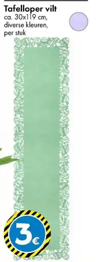 TEDi Tafelloper vilt aanbieding