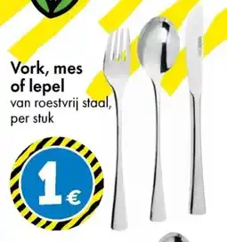 TEDi Vork mes of lepel aanbieding