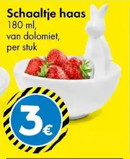 TEDi Schaaltje haas aanbieding