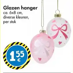 TEDi Glazen hanger aanbieding