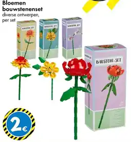 TEDi Bloemen bouwstenenset aanbieding