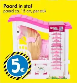 TEDi Paard in stal aanbieding