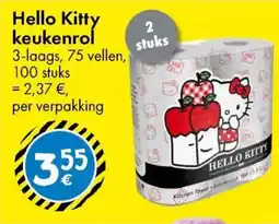 TEDi Hello Kitty keukenroĺ aanbieding