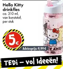 TEDi Hello Kitty drinkfles aanbieding