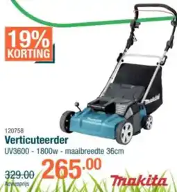 Cevo Makita Verticuteerder aanbieding