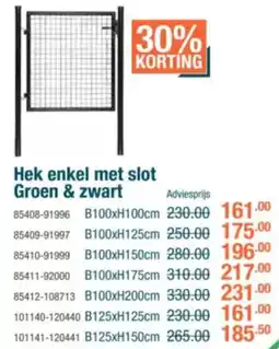 Cevo Hek enkel met slot aanbieding