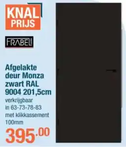 Cevo Afgelakte deur Monza zwart aanbieding