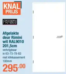 Cevo Afgelakte deur Rimini wit aanbieding