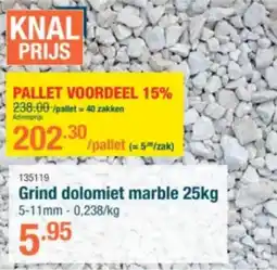 Cevo Grind dolomiet marble aanbieding