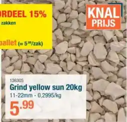 Cevo Grind yellow sun aanbieding