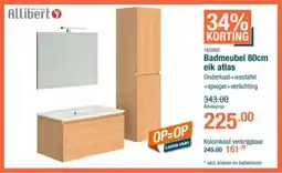 Cevo Badmeubel eik atlas aanbieding