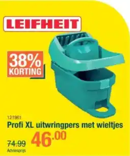 Cevo Profi XL uitwringpers met wieltjes aanbieding