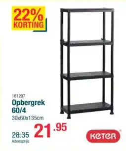 Cevo Opbergrek 60/4 aanbieding