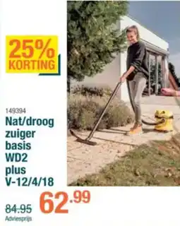 Cevo Nat/droog zuiger basis WD2 plus V-12/4/18 aanbieding