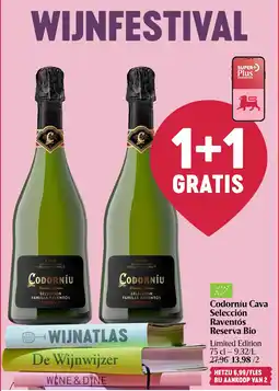 Delhaize Codorníu Cava Selección Raventós Reserva Bio aanbieding