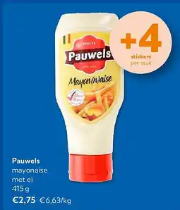 OKay Pauwels mayonaise met ei 415 g aanbieding