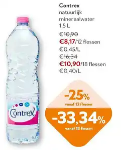 OKay Contrex natuurlijk mineraalwater 1,5 L aanbieding