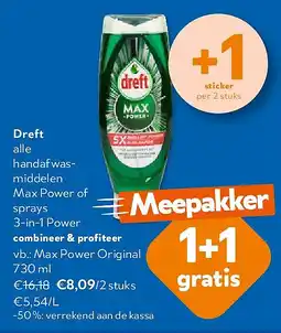 OKay Dreft Max Power Original 730 ml aanbieding