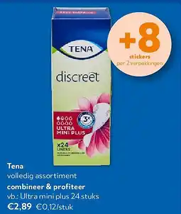 OKay Tena Ultra mini plus 24 stuks aanbieding