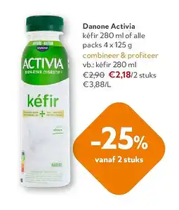 OKay Danone Activia kéfir 280 ml aanbieding
