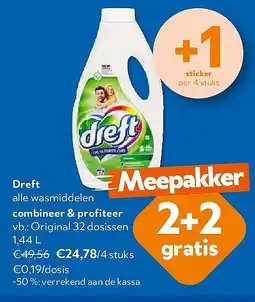 OKay Dreft Original 32 dosissen 1,44 L aanbieding