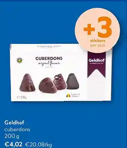 OKay Geldhof cuberdons 200 g aanbieding