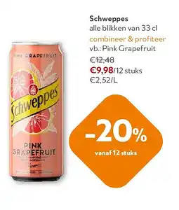 OKay Schweppes Pink Grapefruit aanbieding