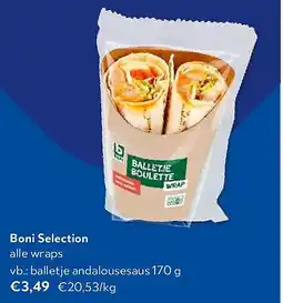 OKay Boni Selection balletje andalousesaus 170 g aanbieding